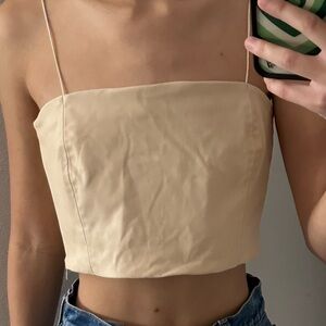 NWT Zara Cropped Tank Top